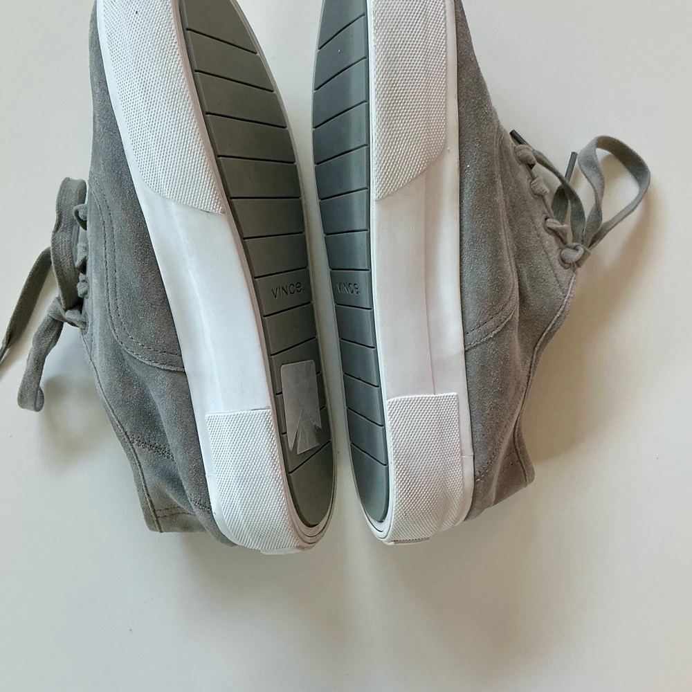 Vince Copely Suede Platform Sneakers Sz 6.5 - Picture 4 of 13